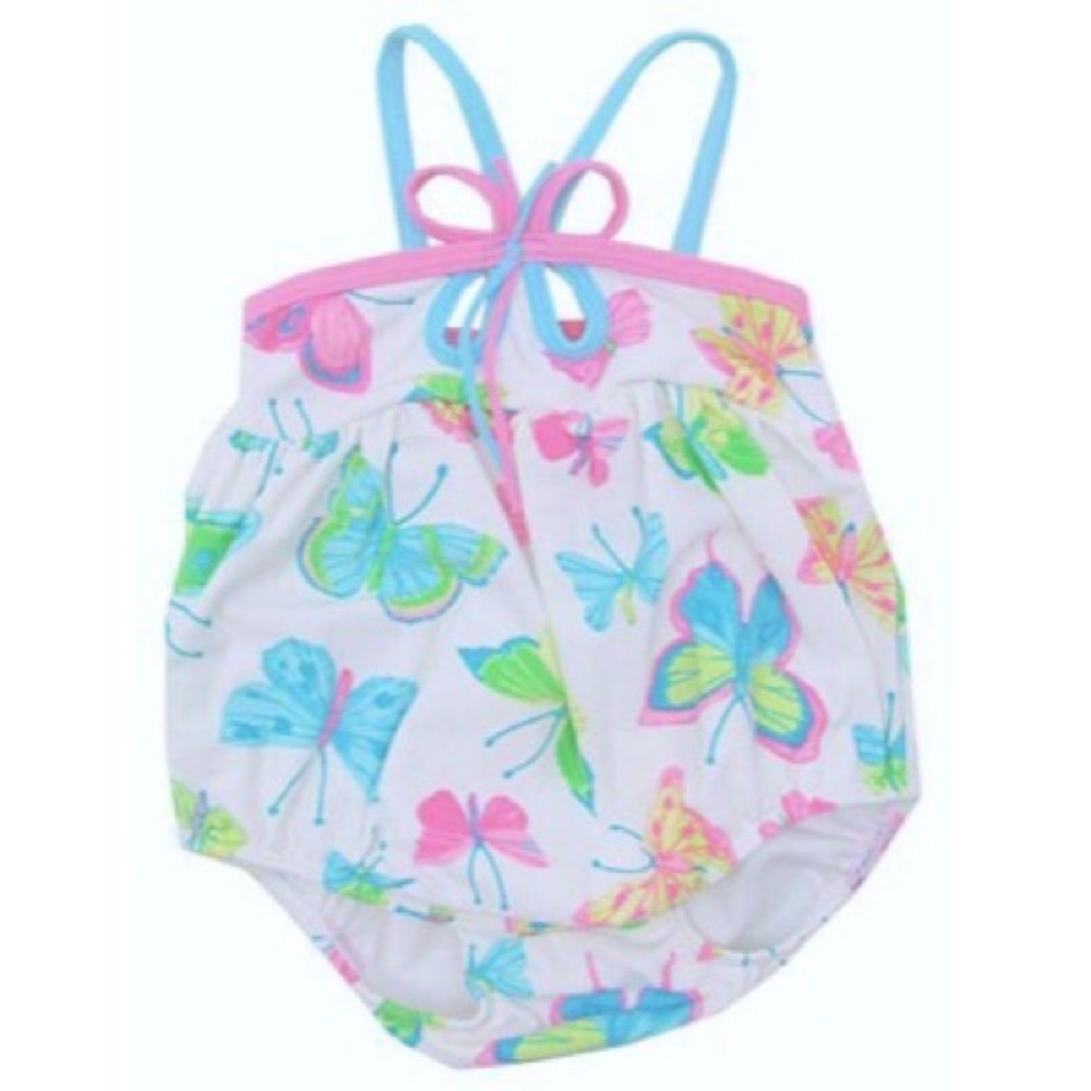 Kate Mack Baby Girls Butterfly One Piece Swimsuit